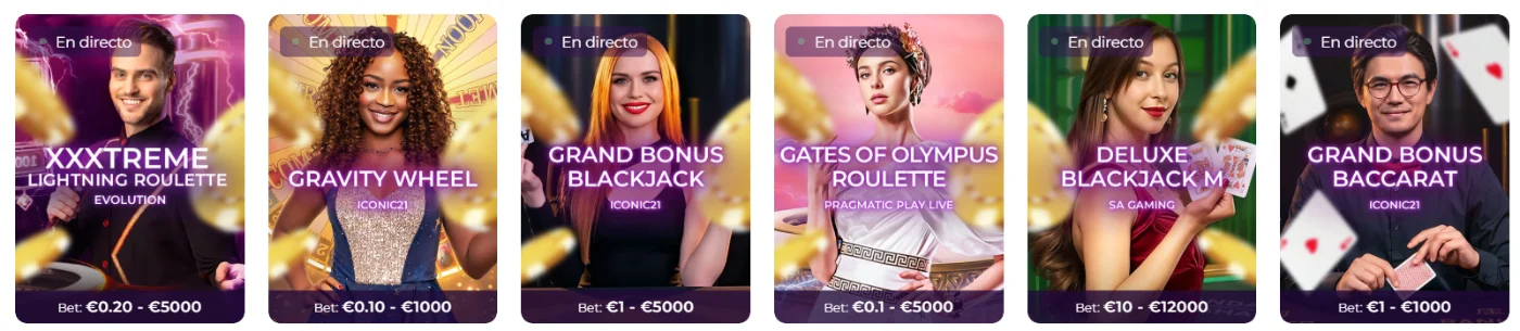 Casino en vivo Tsars